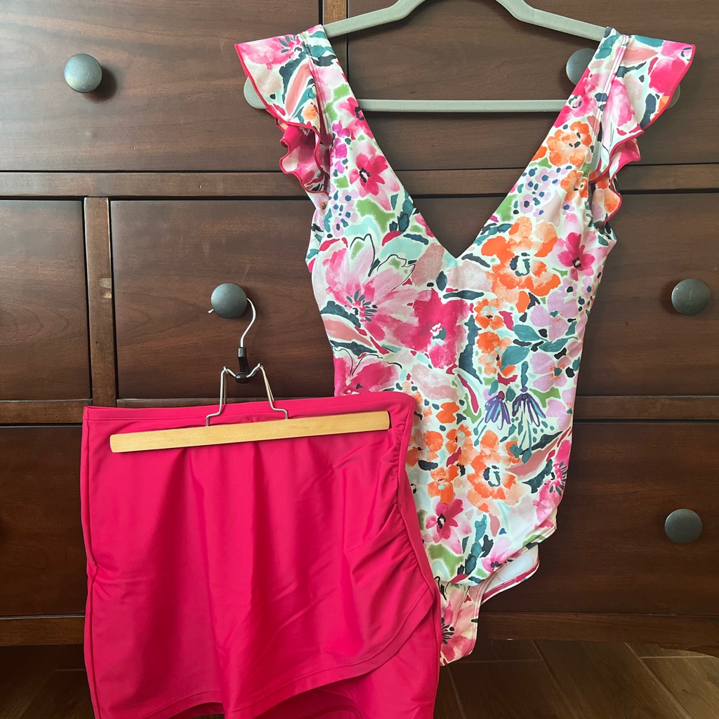 Ll Bean X Summersalt One Piece And Swim Skirt